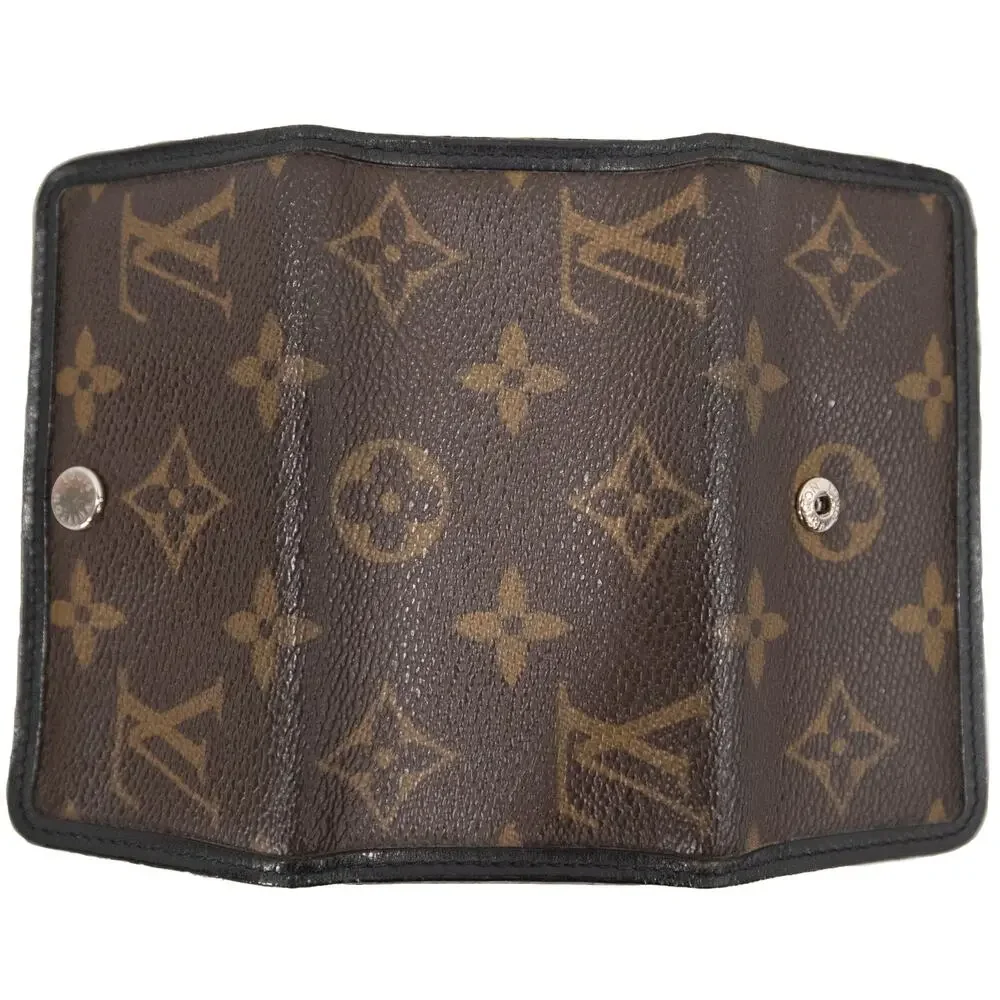 Authentic Louis Vuitton Monogram Macassar 6 Key Multicles